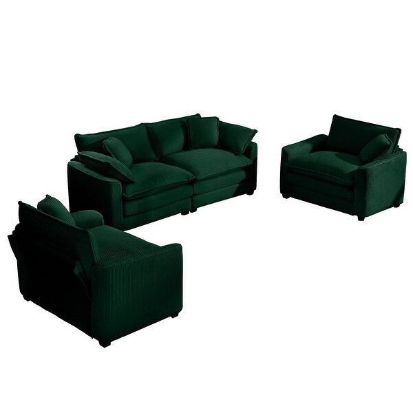 2+1+1Seater Flexible Combinations Sofa Set with One 2-Seater Sofas